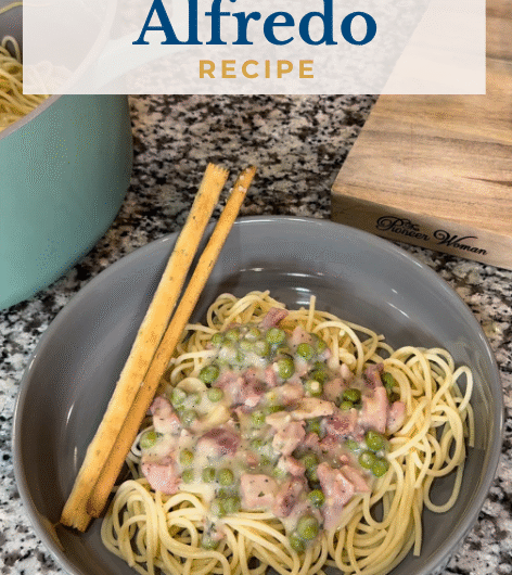 Dinner Ideas: Ham & Peas Alfredo Pasta